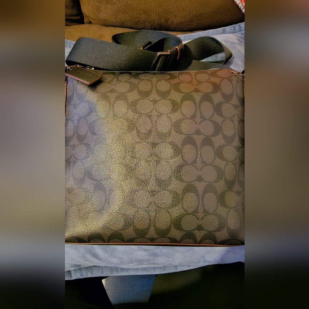 COACH Strap accent crossbody